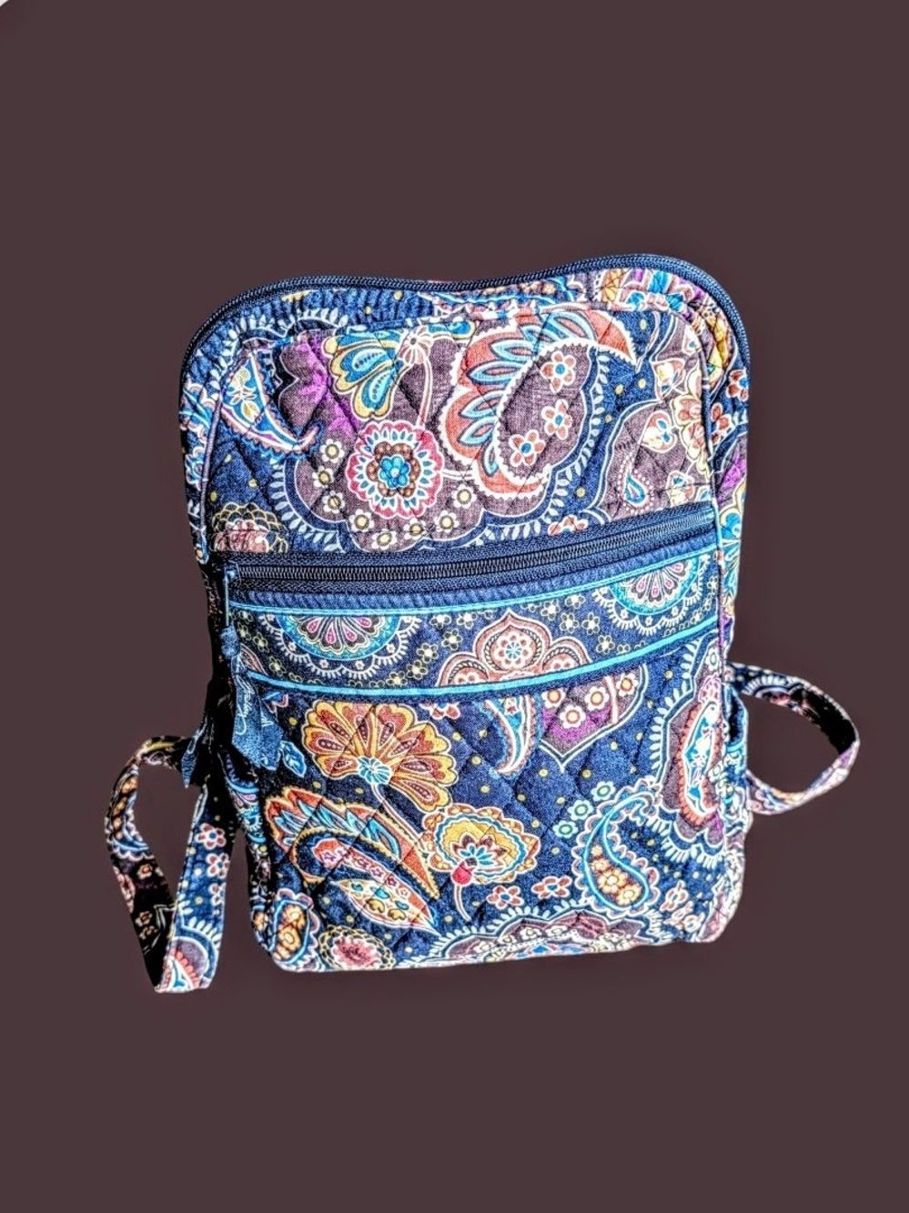 Retired Vera Bradley "Kensington" Essential Small Backpack Vtg Fall 2007 - EUC
